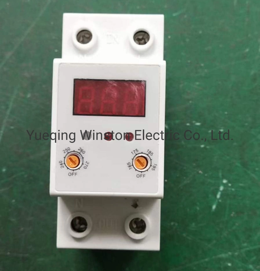 Wd-A63 16A 20A 25A 32A 40A 50A 63A Digital Self-Resetting Under and Over Voltage Protector