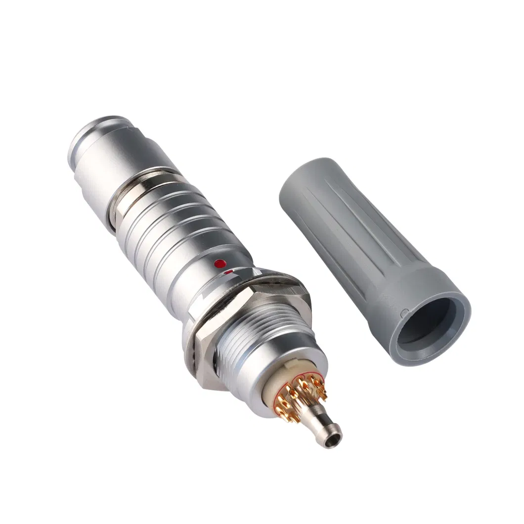 IP68 Waterproof 2K/3K 306/312/318 Quick Lock Circular Push Pull Connector for Industrial Automation