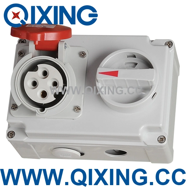 Mechanical Interlock Socket with Switches for Industrial Application (QX7275)